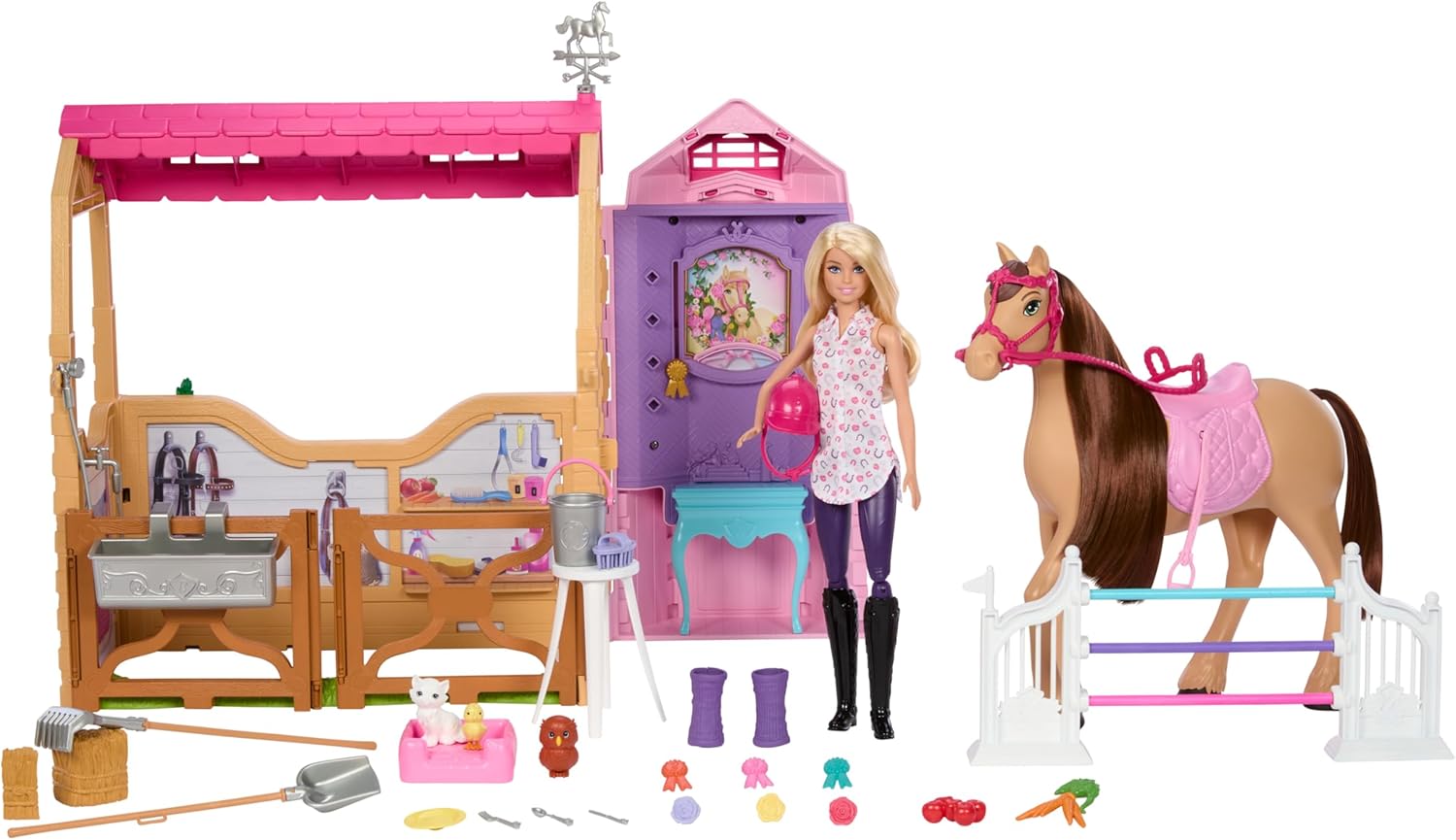 Establo de la Barbie y su caballo JDN43