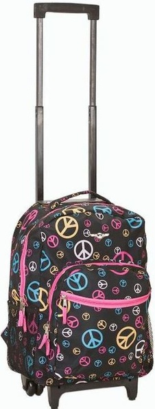 Morral rodachines símbolo paz