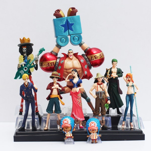 One Piece caja 10 figuras