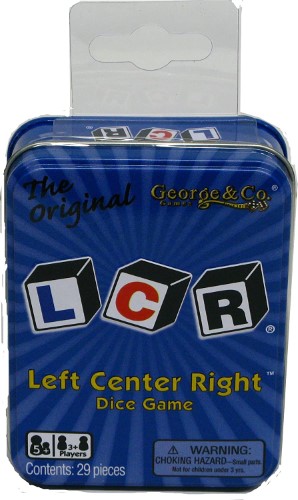 The Original LCR Left Center Right juego dados