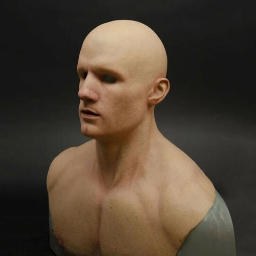 Máscara de látex completa hombre calvo - vista alternativa