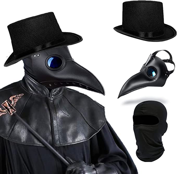 Sombrero de Copa Doctor Plaga Peste Cosplay - imagen adicional