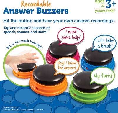 Botones de Respuestas Grabables Learning Resources - imagen adicional