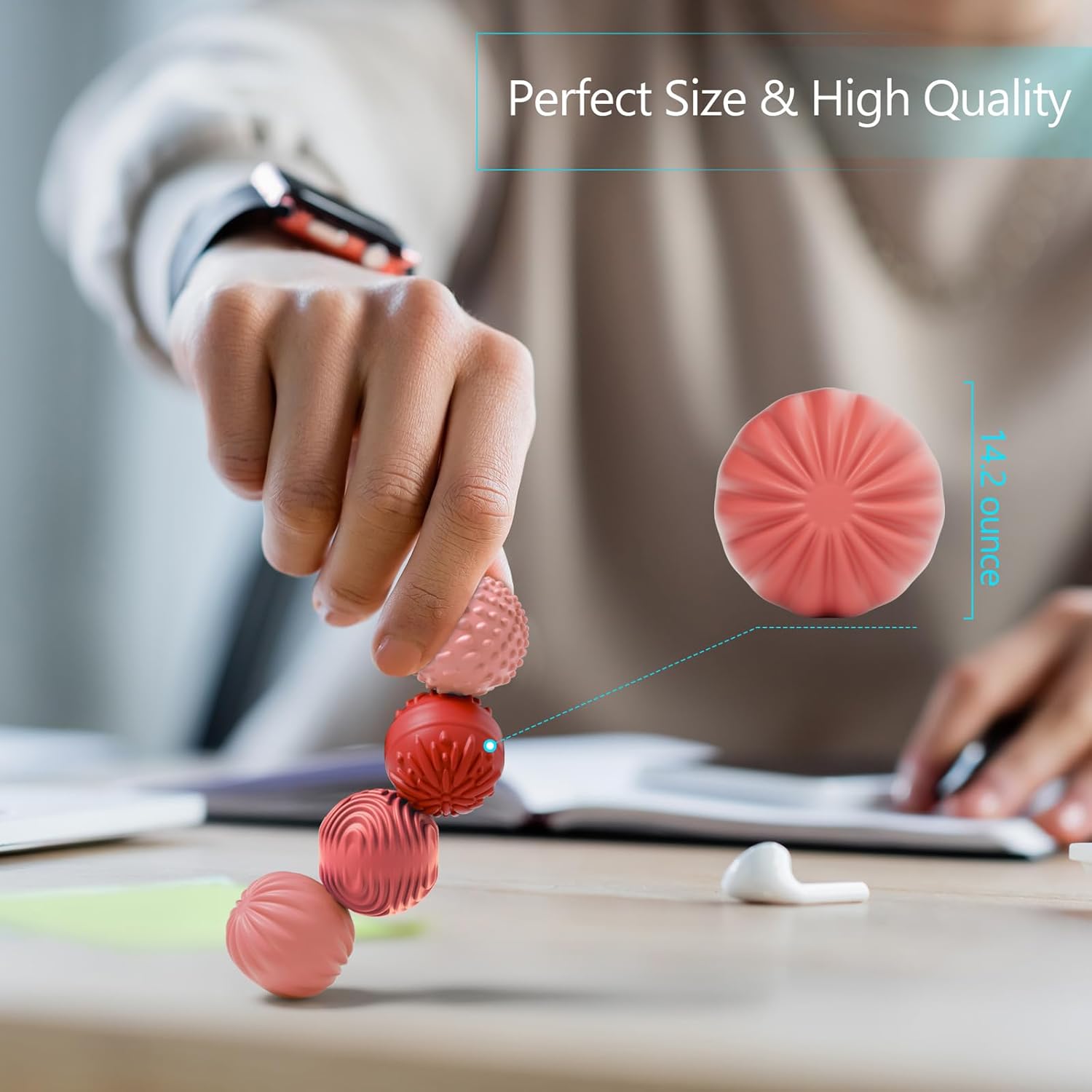 Bolas sensoriales magnéticas 4 unidades - imagen adicional