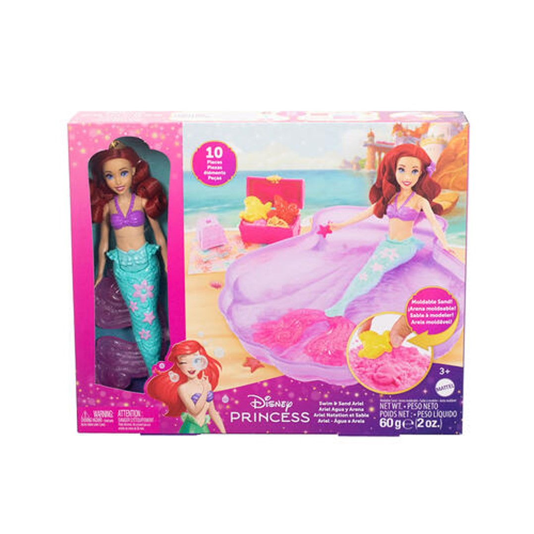 La Sirenita Set Ariel agua y arena HWB39 - imagen adicional