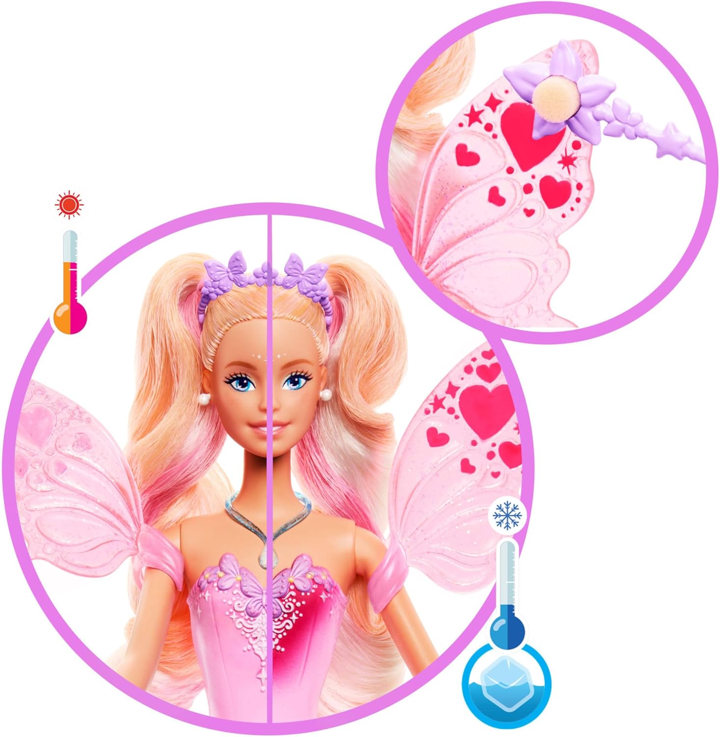 Barbie Hada mariposa con varita mágica JCP76 - imagen adicional
