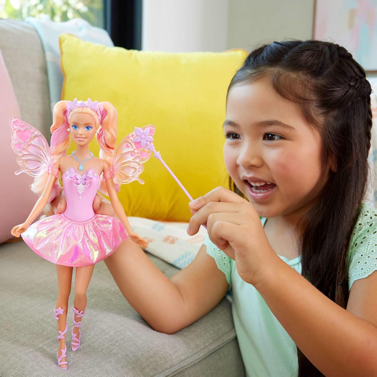 Barbie Hada mariposa con varita mágica JCP76 - imagen adicional