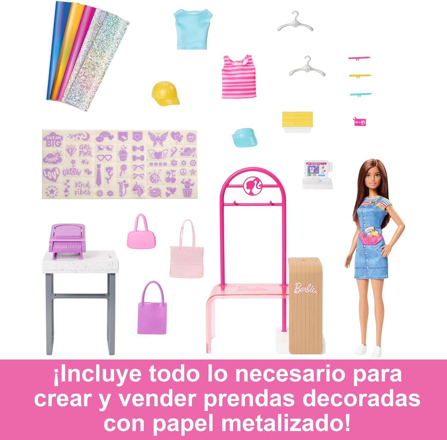 Barbie Boutique diseñadora de modas HKT78 - imagen adicional