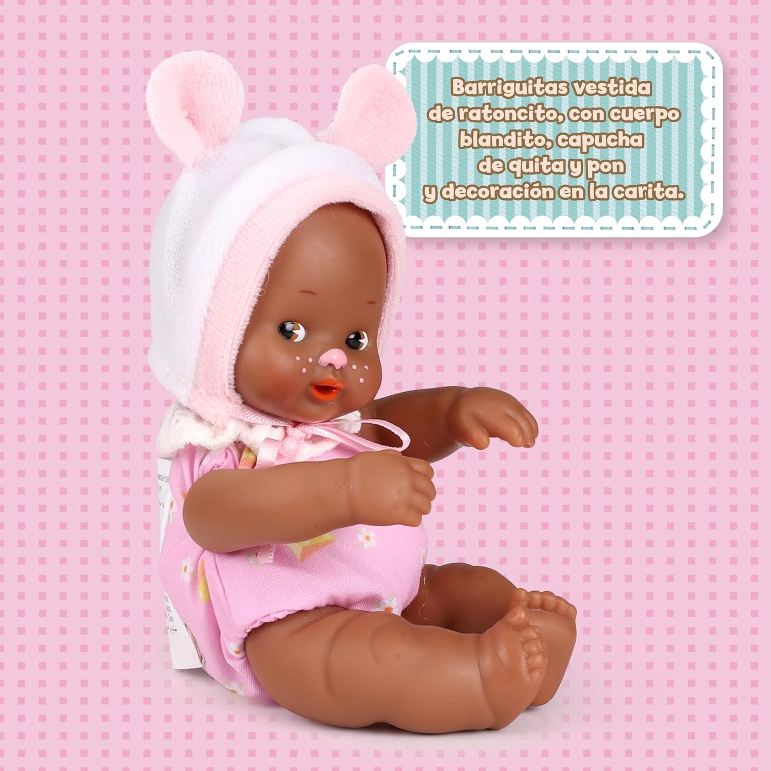 Barriguitas Soft bebé ratoncita BFG10101 - imagen adicional