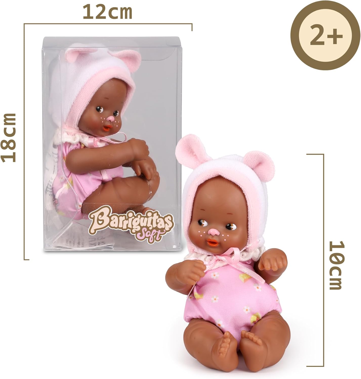 Barriguitas Soft bebé ratoncita BFG10101 - imagen adicional