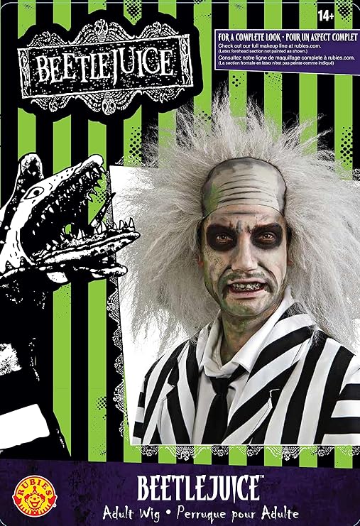 Beetlejuice peluca blanca 51738 - imagen adicional