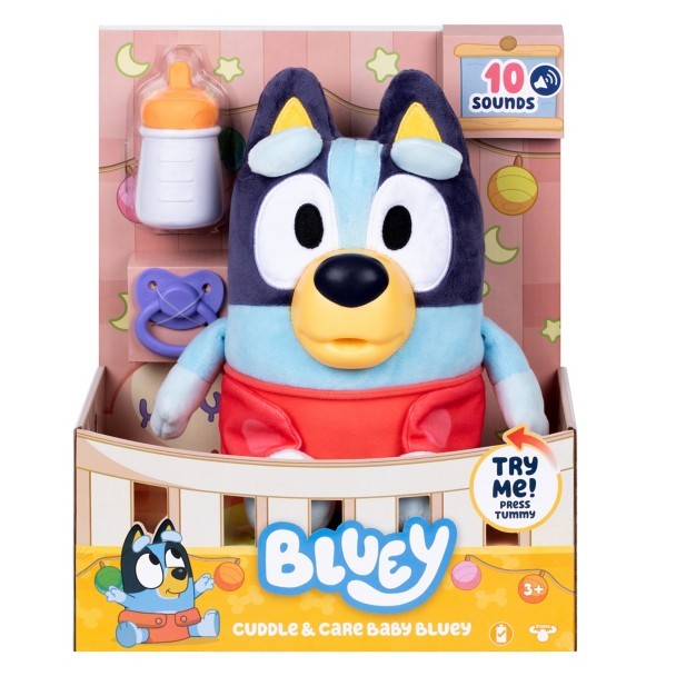 Bluey peluche interactivo de Bluey Bebé cuidaditos - imagen adicional