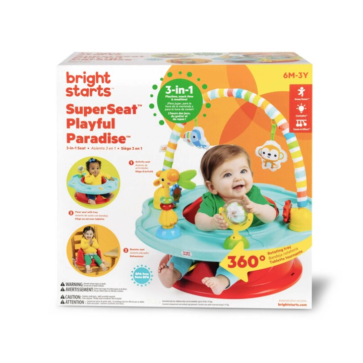 Bright Starts Super asiento para bebés Playful Paradise - imagen adicional