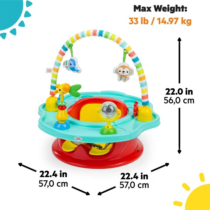 Bright Starts Super asiento para bebés Playful Paradise - imagen adicional