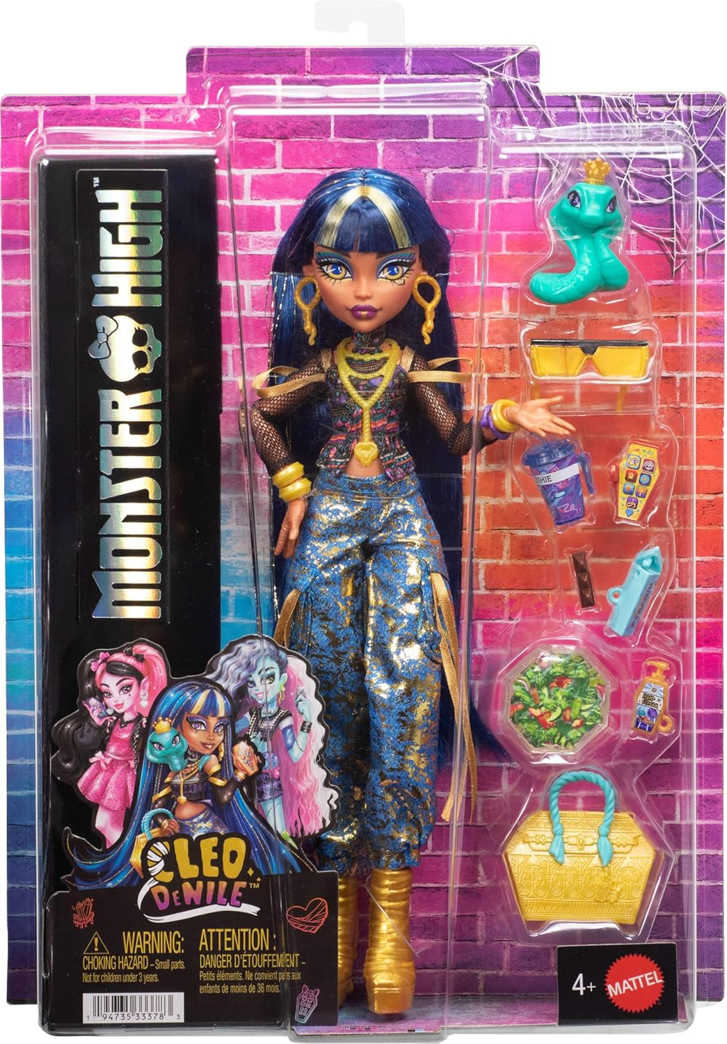 Monster High muñeca Cleo De Nile JHK32 - imagen adicional