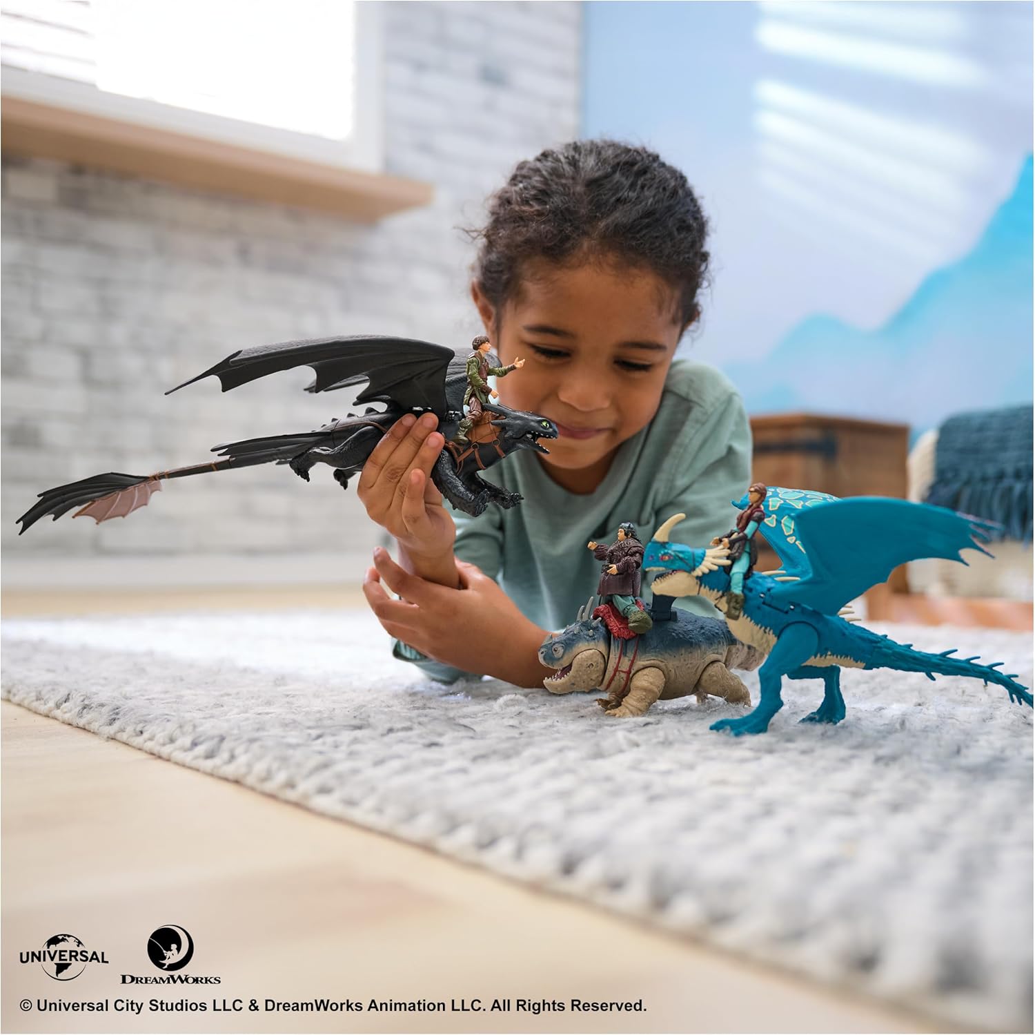 Muñecos de Hipo y Chimuelo Cómo entrenar a tu dragón - imagen adicional