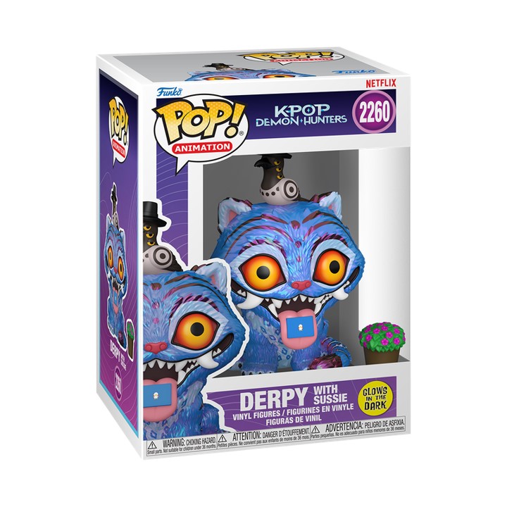 Funko Pop Kpop Demon Hunters Derpi with Sussie 2260 (Glow) - imagen adicional
