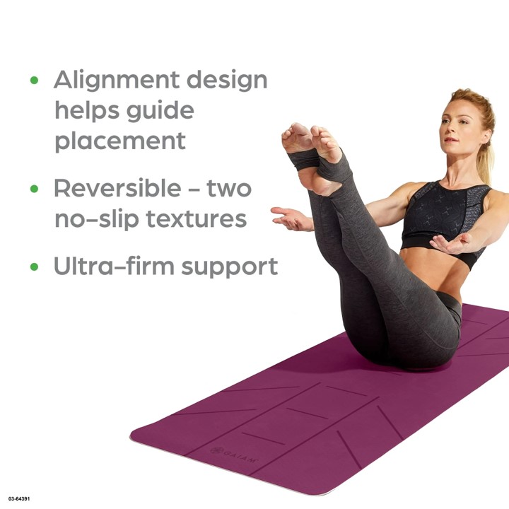Gaiam mat de yoga grosor 6 mm - importado - imagen adicional