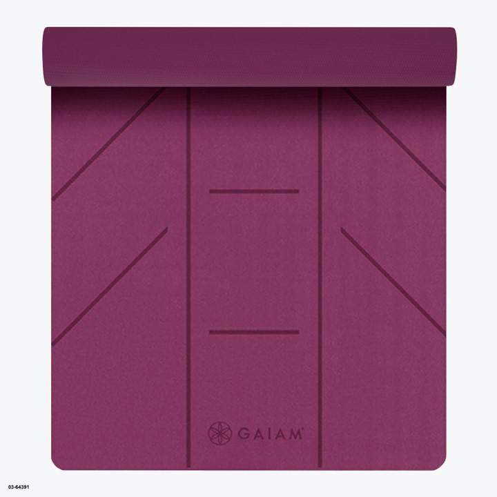 Gaiam mat de yoga grosor 6 mm - importado - imagen adicional