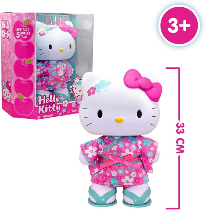 Muñeca de Hello Kitty vestida de Kimono 33cm - imagen adicional