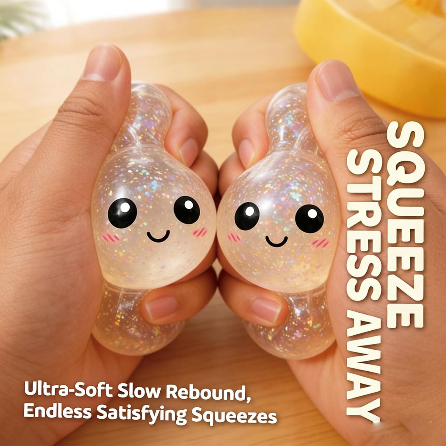Glitter Dumpling Squishy Box Cofre Slime Sorpresa - imagen adicional