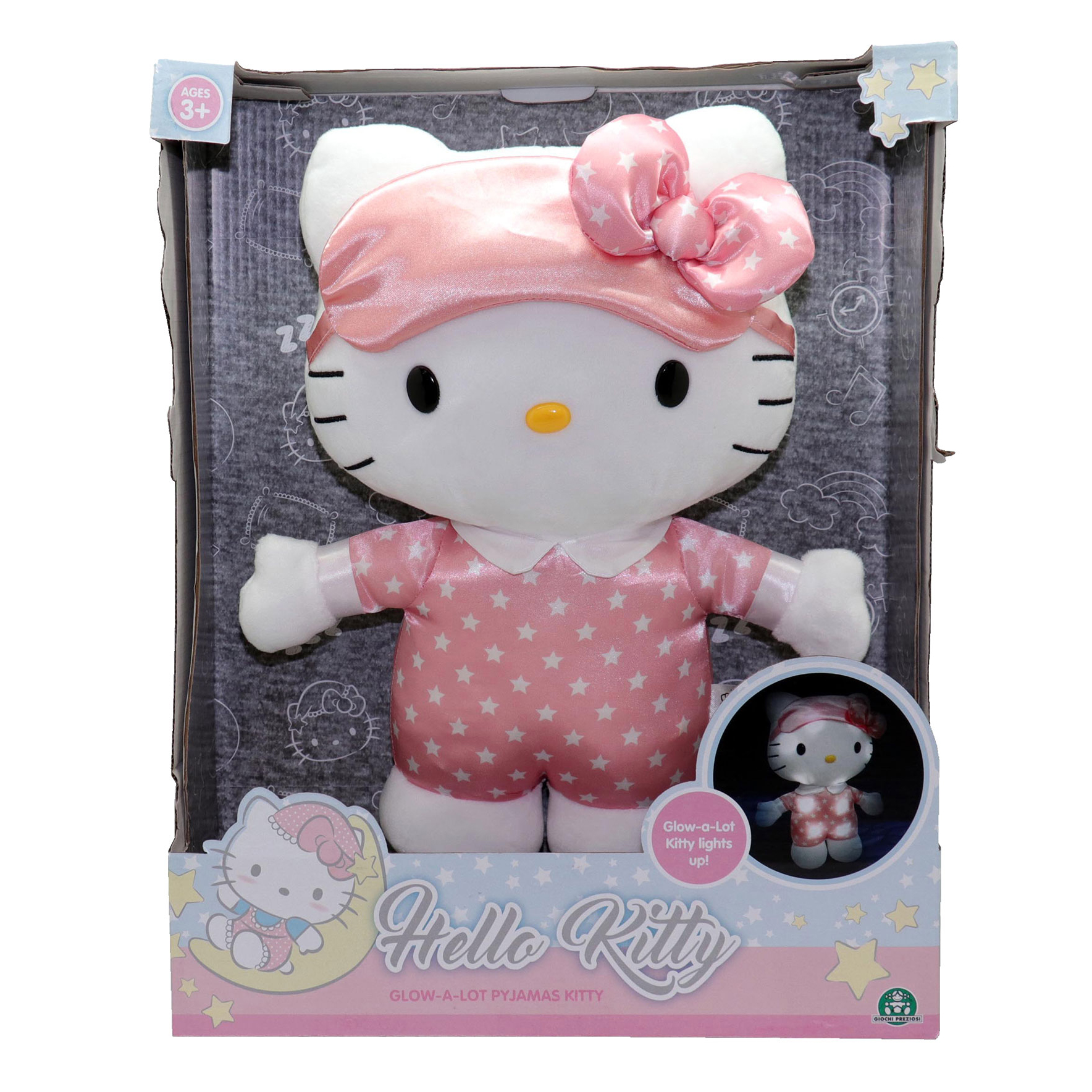 Peluche de Hello Kitty en pijamas con luces - imagen adicional