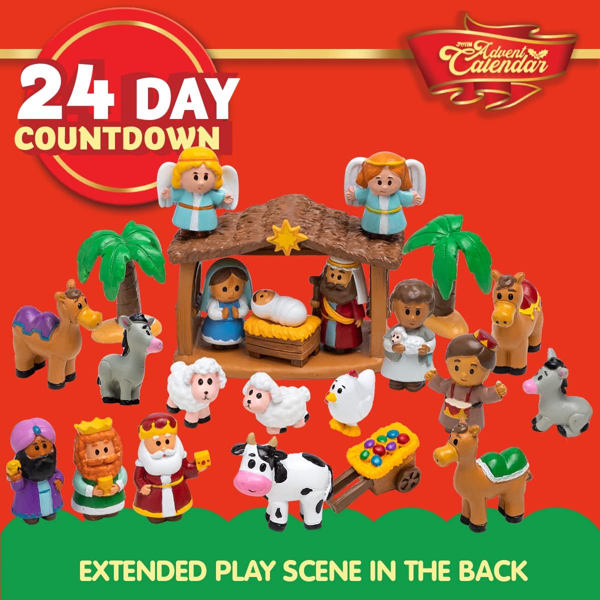 Calendario de Adviento Belén Set 24 pcs - imagen adicional