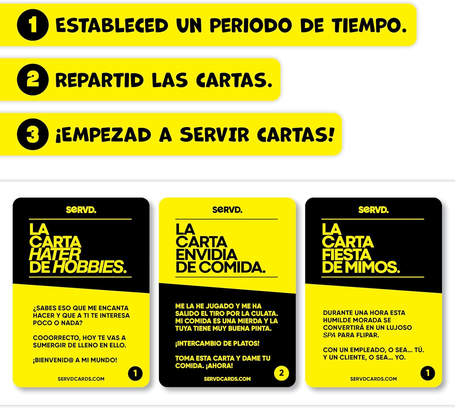 Juego de cartas SERVD Parejas - imagen adicional