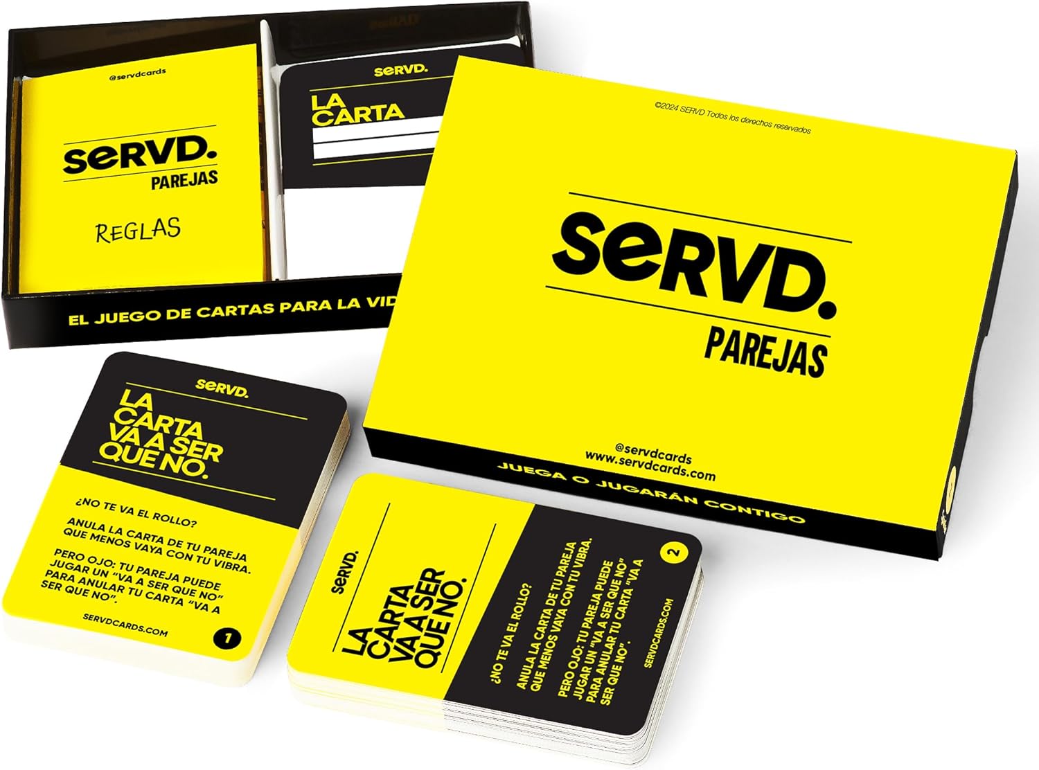 Juego de cartas SERVD Parejas - imagen adicional