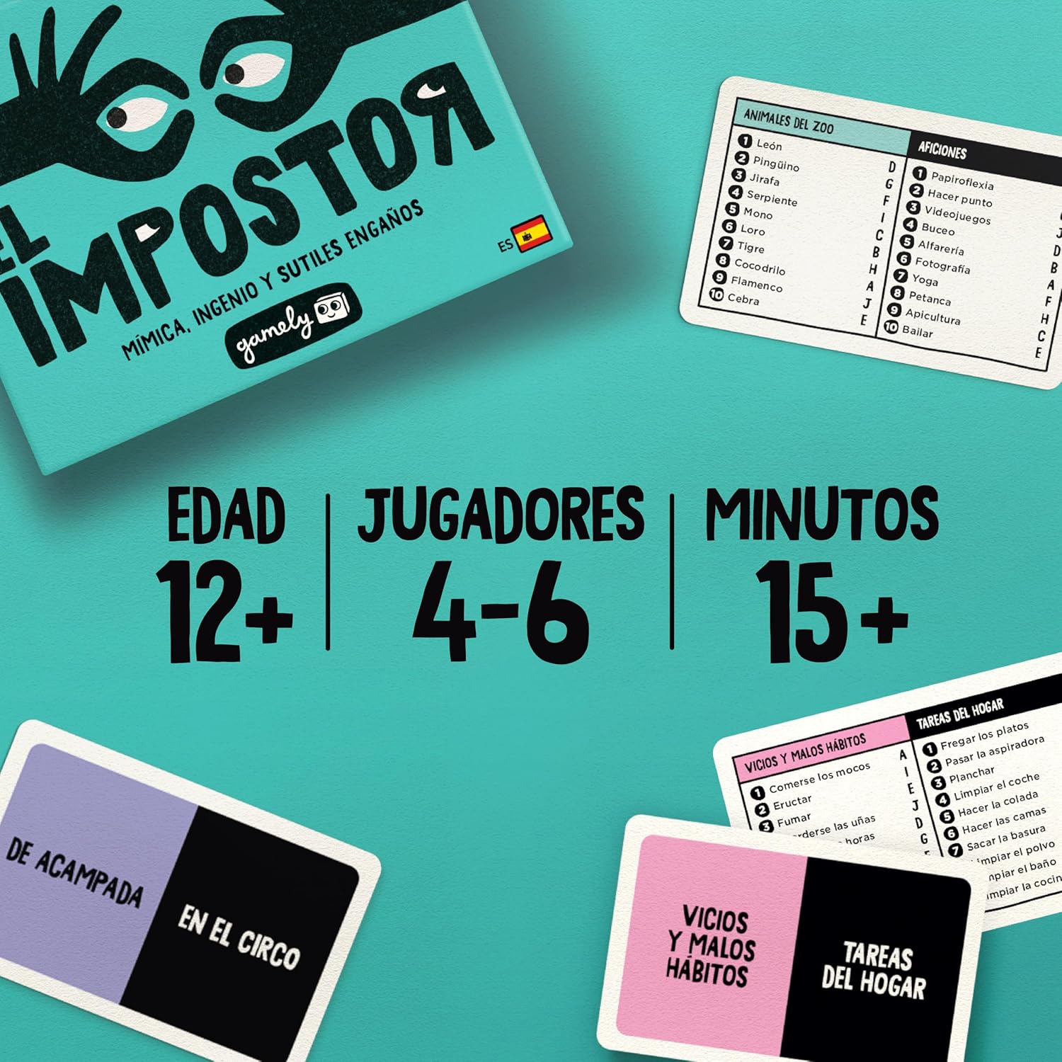 Juego de Mesa El Impostor Segunda Edición - vista alternativa