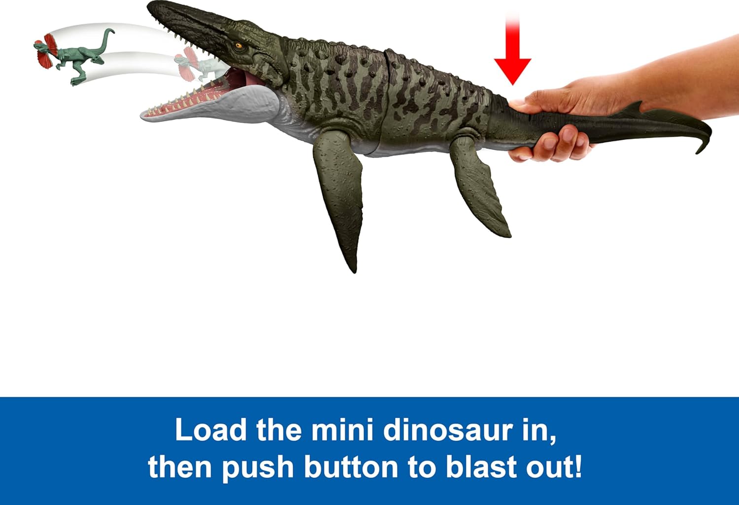 Jurassic World Rebirth Mosasaurus mordiscos JJP80 - imagen adicional