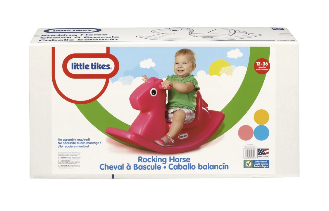 Little Tikes caballo mecedor para bebé - rosa - imagen adicional
