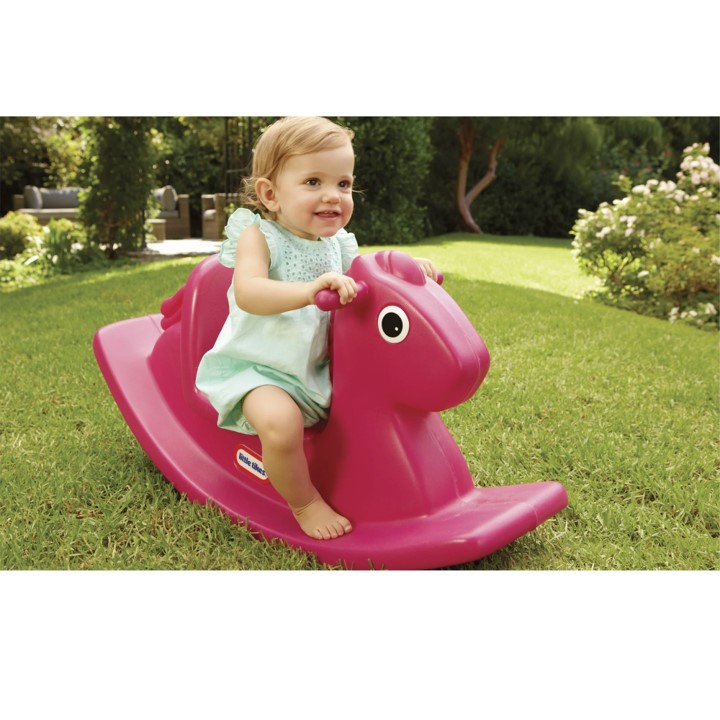 Little Tikes caballo mecedor para bebé - rosa - imagen adicional