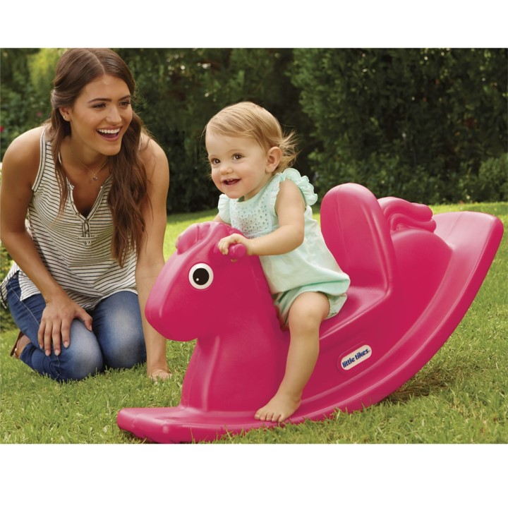 Little Tikes caballo mecedor para bebé - rosa - imagen adicional