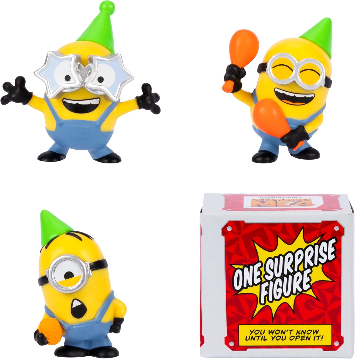 Mi Villano Favorito 4 figuras Minions fiesta en el bús - vista alternativa