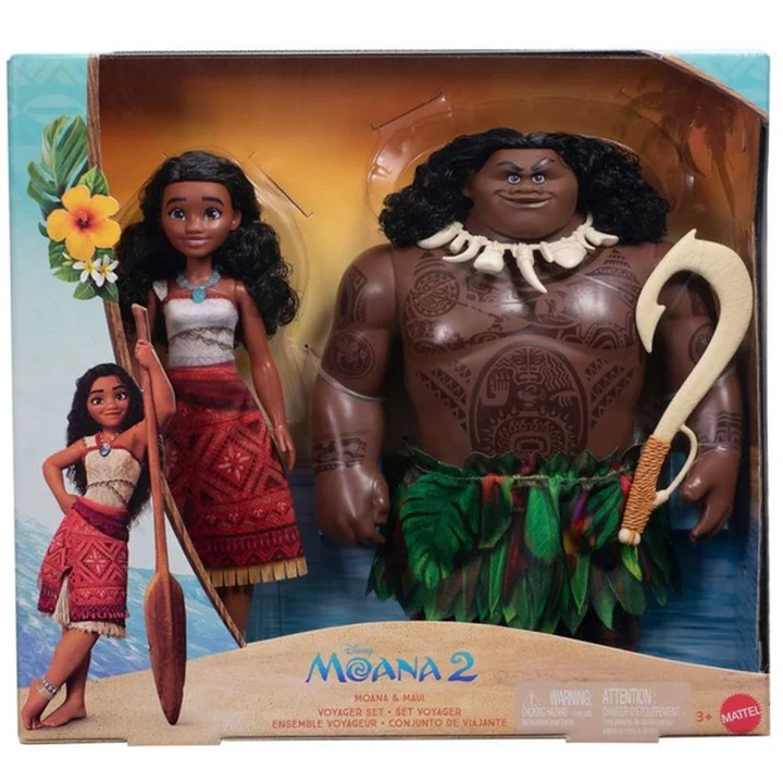 Moana 2 muñecos de Moana y Maui grandes JDD42 - imagen adicional