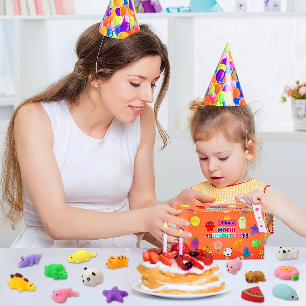 Caja con 60 juguetes sensoriales antiestrés Mochi Squishy - imagen adicional