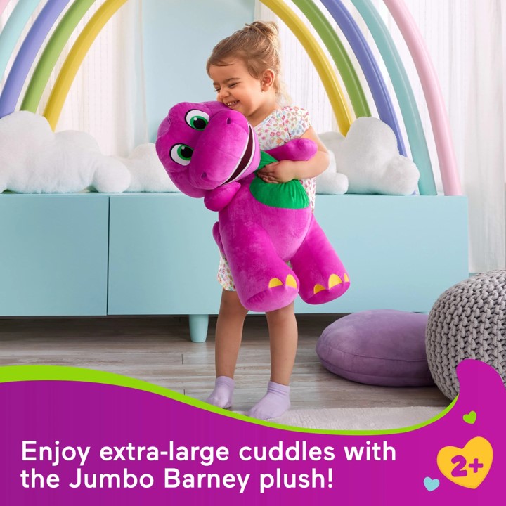 Peluche grande de Barney Fisher-Price JGT12 - imagen adicional