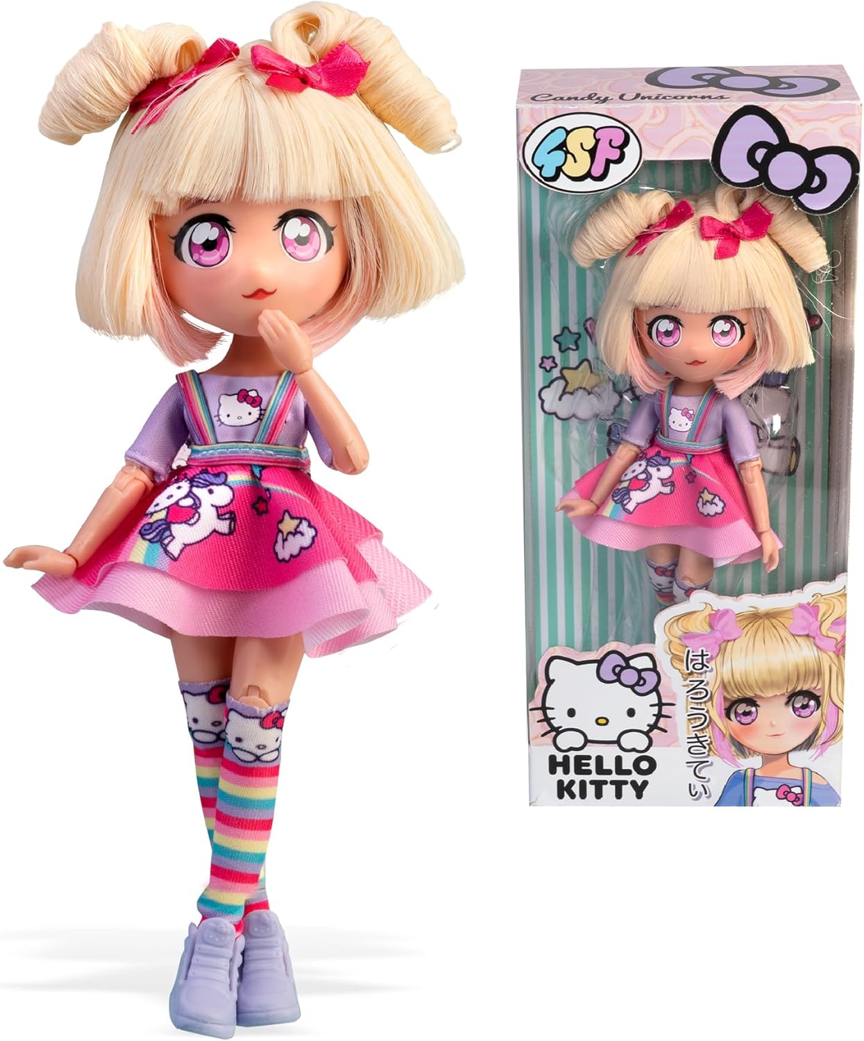 Muñeca manga 4SF Hello Kitty Candy Unicorn