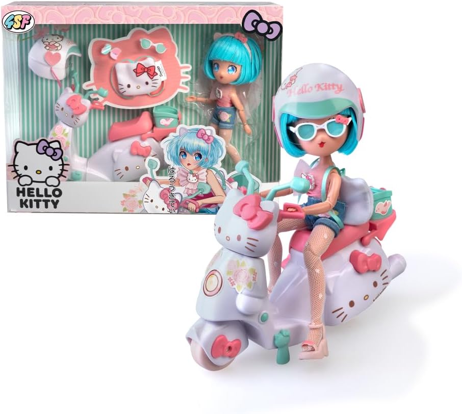 Muñeca manga 4SF con Scooter Rosa Hello Kitty