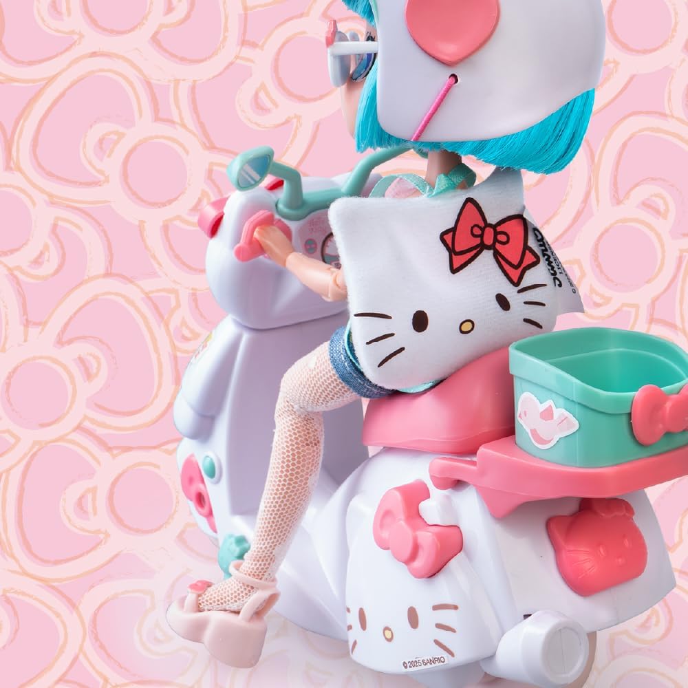 Muñeca manga 4SF con Scooter Rosa Hello Kitty - imagen adicional