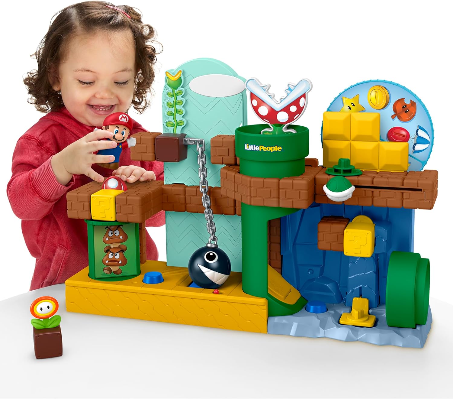 My Mario Little People Set de aventuras de Mario JNP54 - imagen adicional