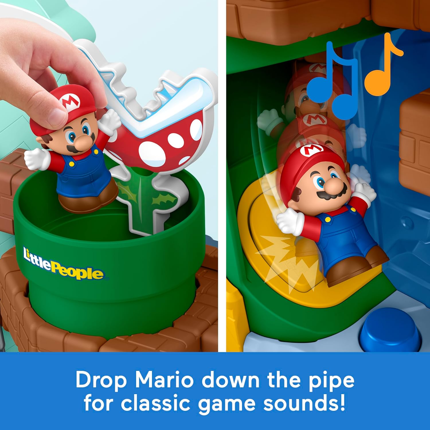 My Mario Little People Set de aventuras de Mario JNP54 - imagen adicional