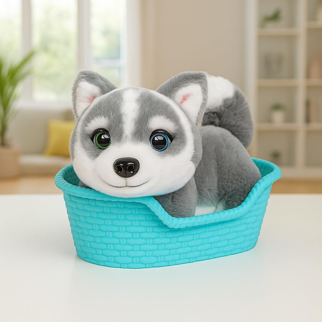 Little Live Pets Mi Mini Cachorro de verdad Husky Aurora - imagen adicional