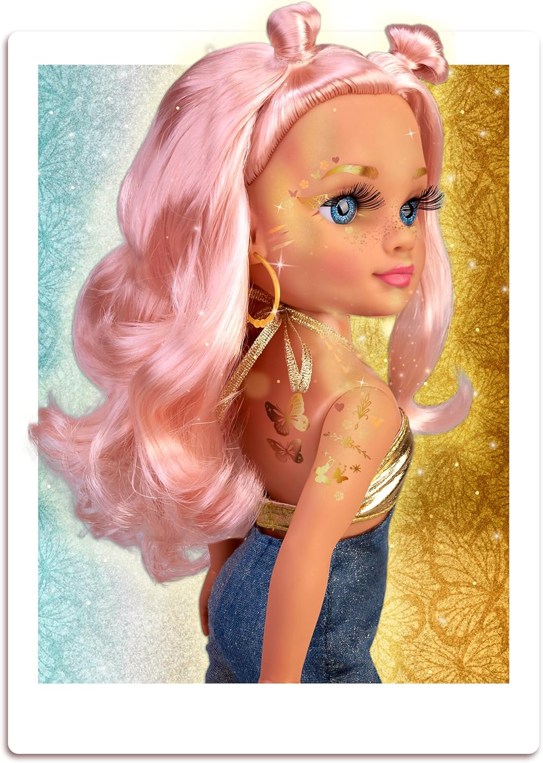 Nancy muñeca Gold Makeup Golden Tattos - imagen adicional