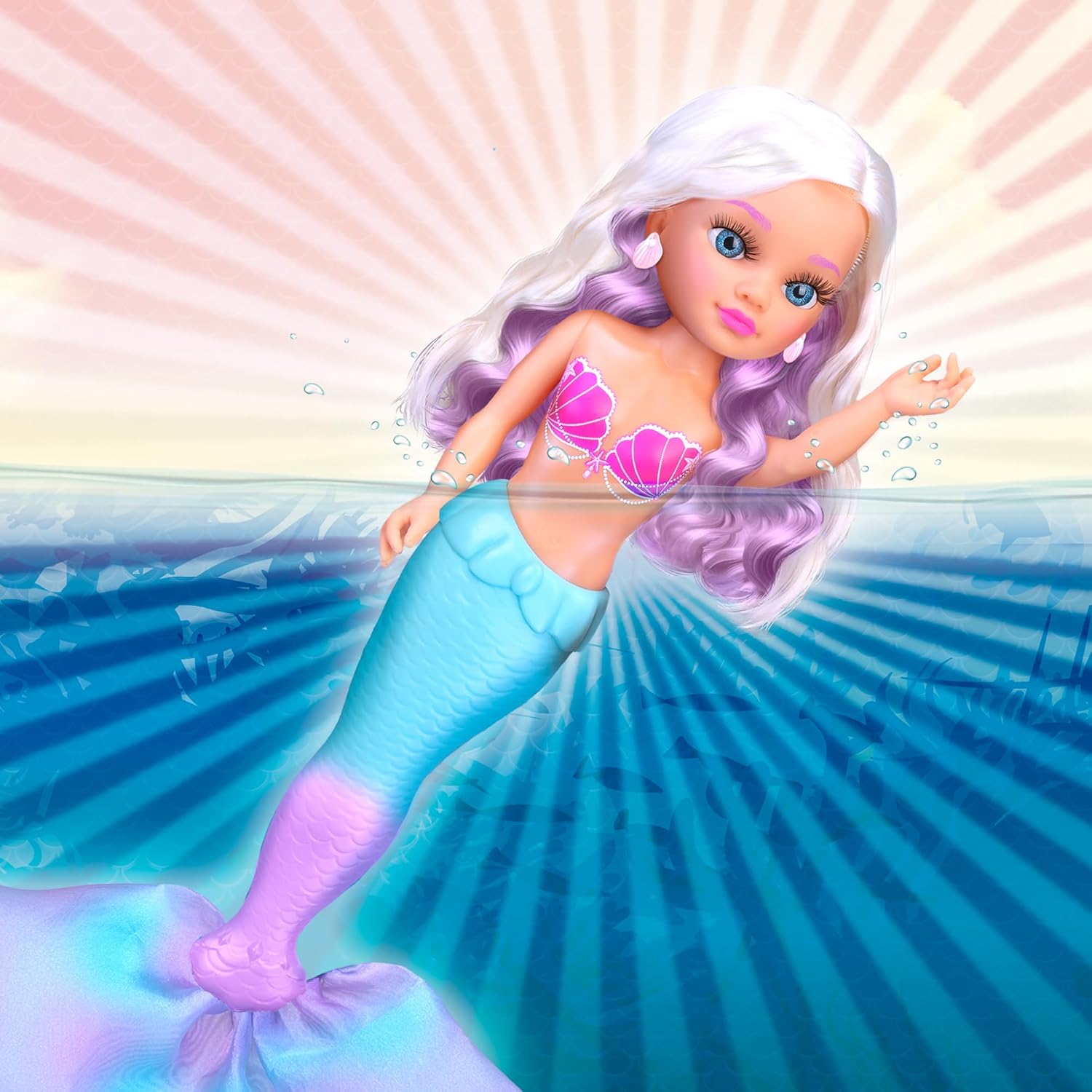 Nancy sirena muñeca Magic Colour Mermaid - imagen adicional