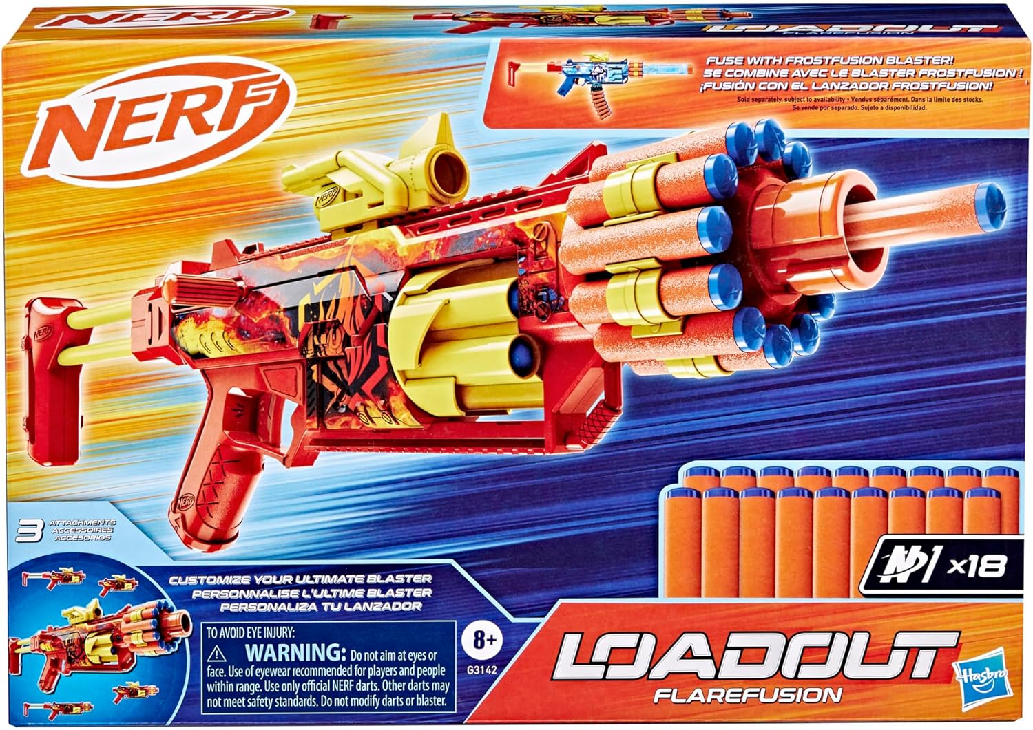 NERF Lanzador Loadout Flarefusion G3142221 - imagen adicional