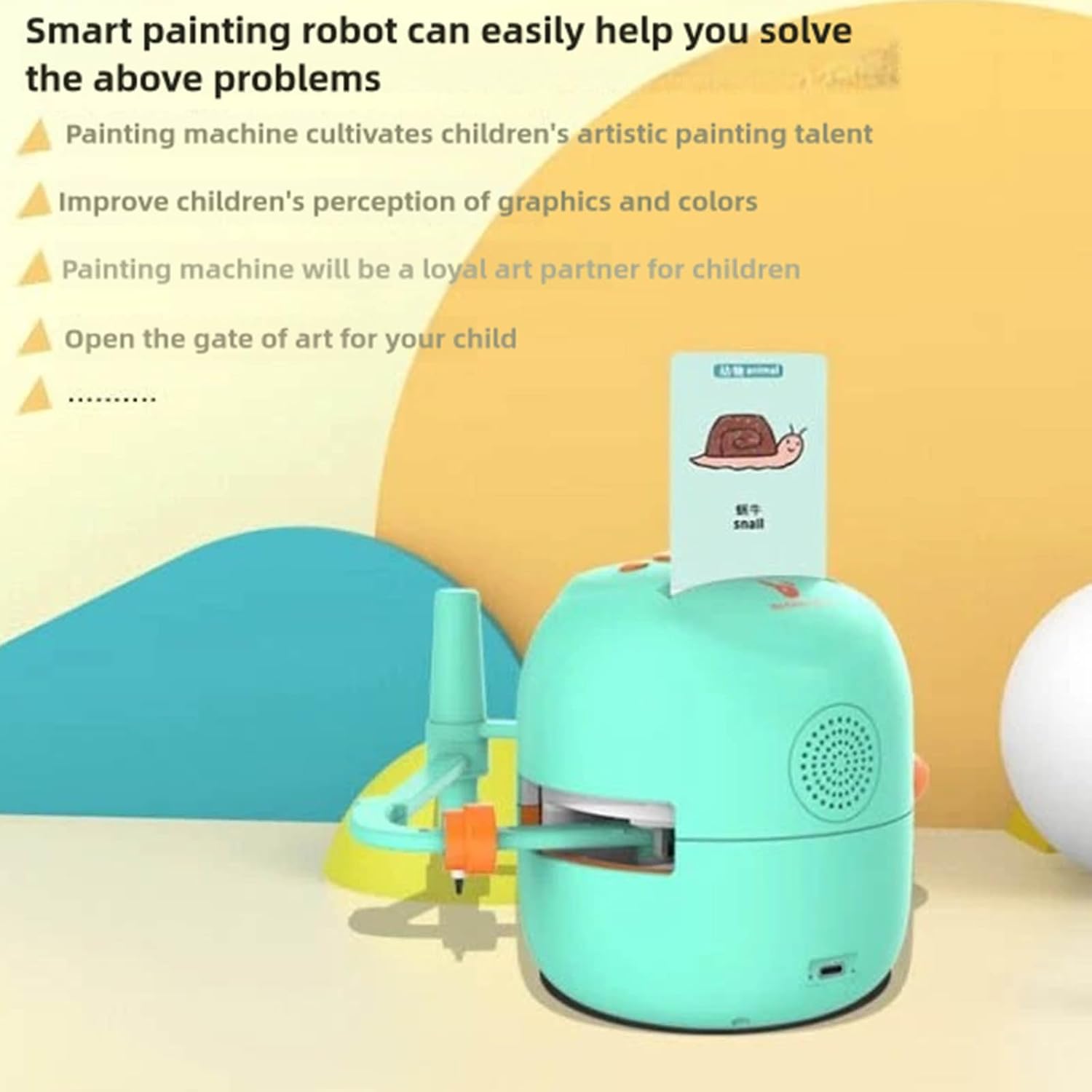 Robot dibujante con tarjetas y control de voz - verde - imagen adicional