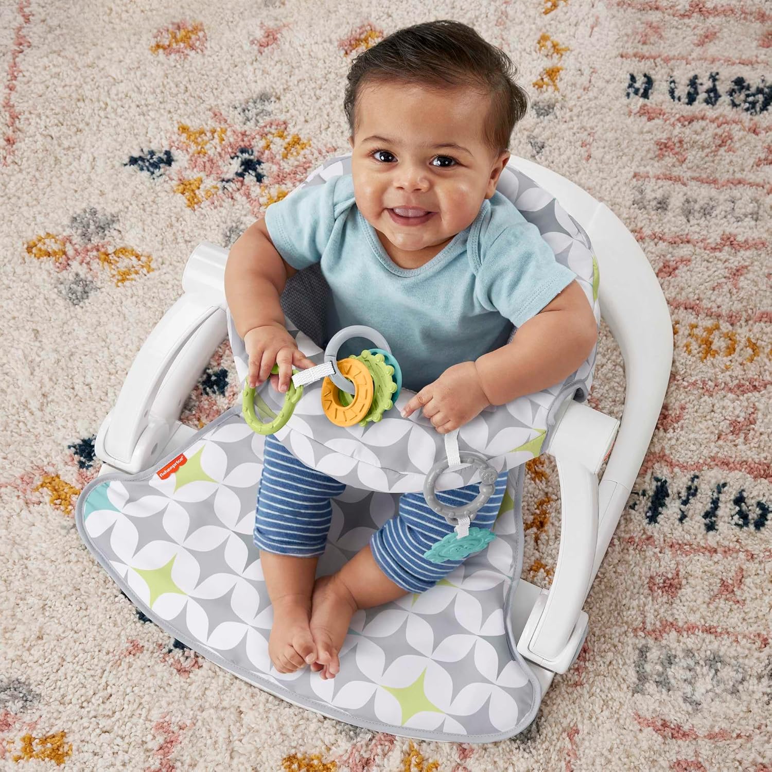 Fisher-Price Silla pórtatil de bebé para jugar en el piso - imagen adicional