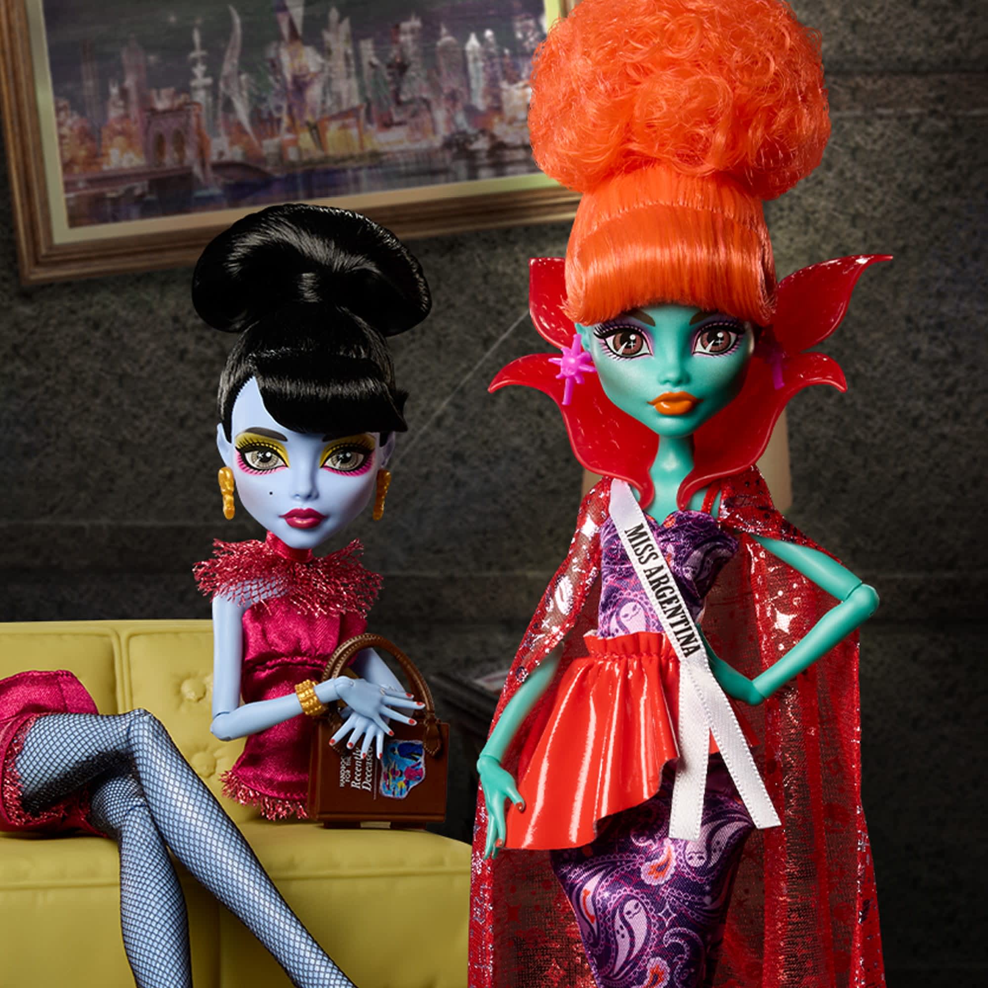 Monster High Skullector Beetlejuice Miss Argentina & The Magician's Asistant - imagen adicional